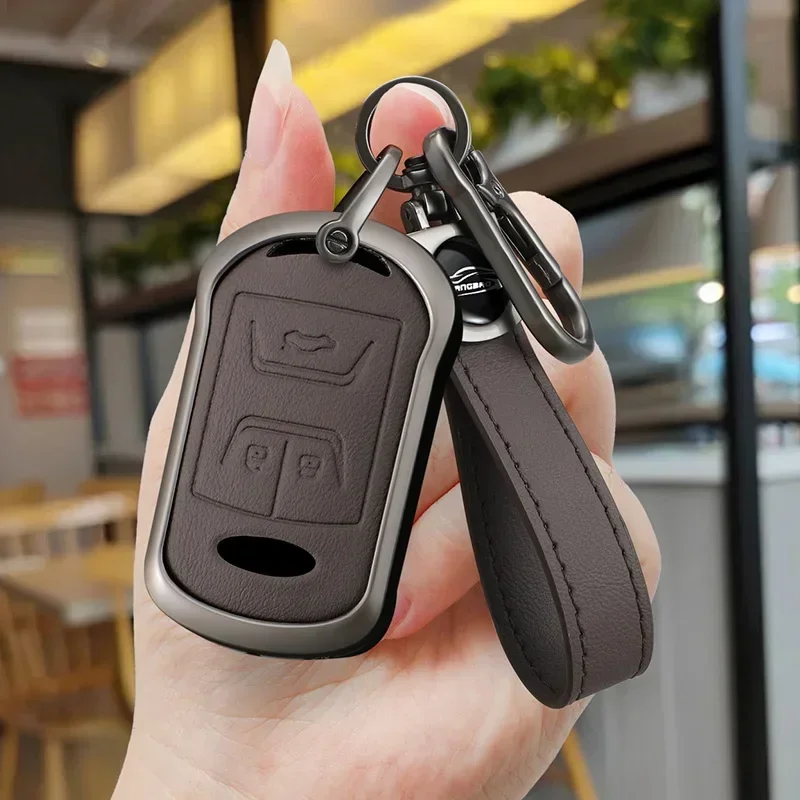 

Fashion High-end Full Coverage Key Case For Chery Luxury Keychain July Tiggo 7 8 5x Car Protective Case Key Chain Accessories