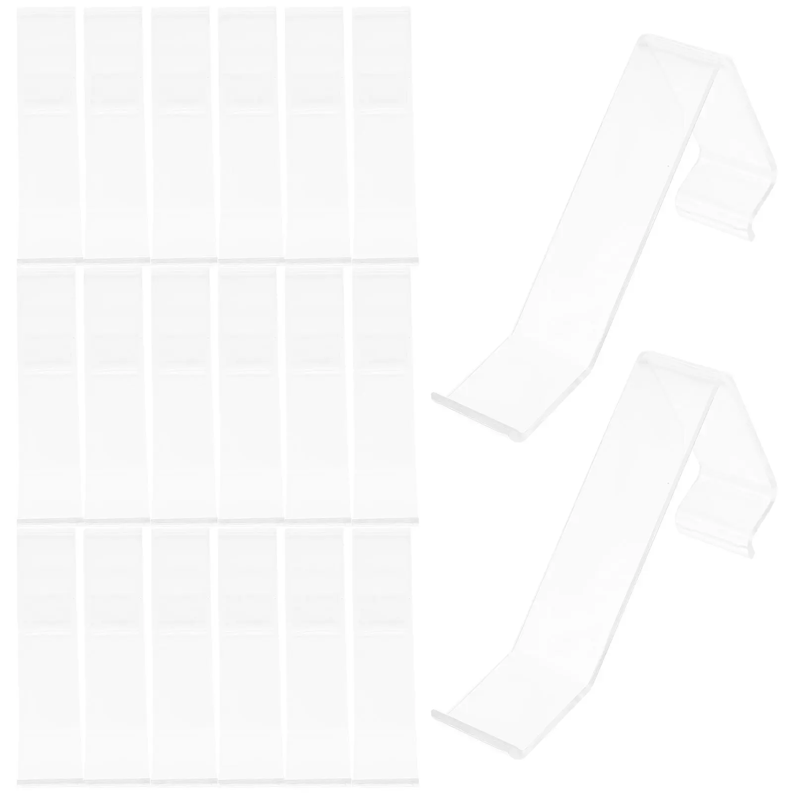 

10Pcs Transparent Shoe Display Stand Clear Plastic Shoe Holder for Retail Store Boutique Sneaker Display Riser