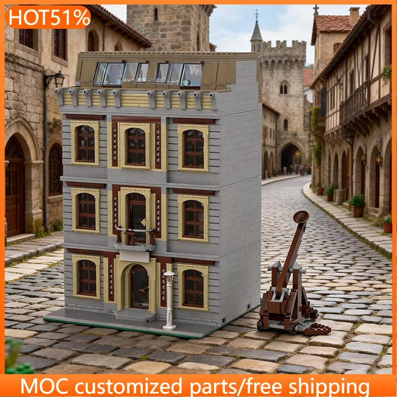 

3059 PCS Urban Exhibition MOC Customize Modular Building Block Model Creative Design Kids Educational DIY Boy Toy Christmas Gift