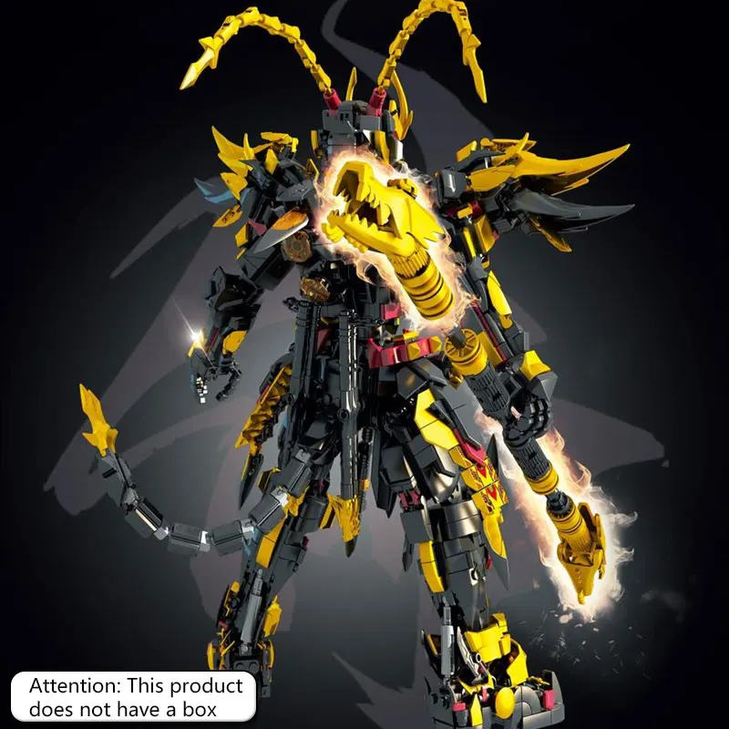 2366 قطعة من مكعبات بناء روبوت Sun Wukong، ألعاب تجميع ألغاز ميكانيكية عالية الصعوبة، هدايا عيد ميلاد مصنوعة يدويًا للأولاد