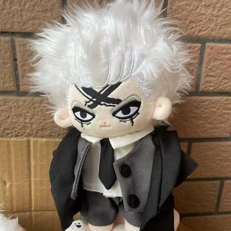 20 cm Gevulde Anime Dr.STON FIGUUR VAN STEEN WERELD Xen Figuur Pluche Dress Up Katoenen Poppen Speelgoed voor Kinderen Volwassen cosplay Fans Geschenken