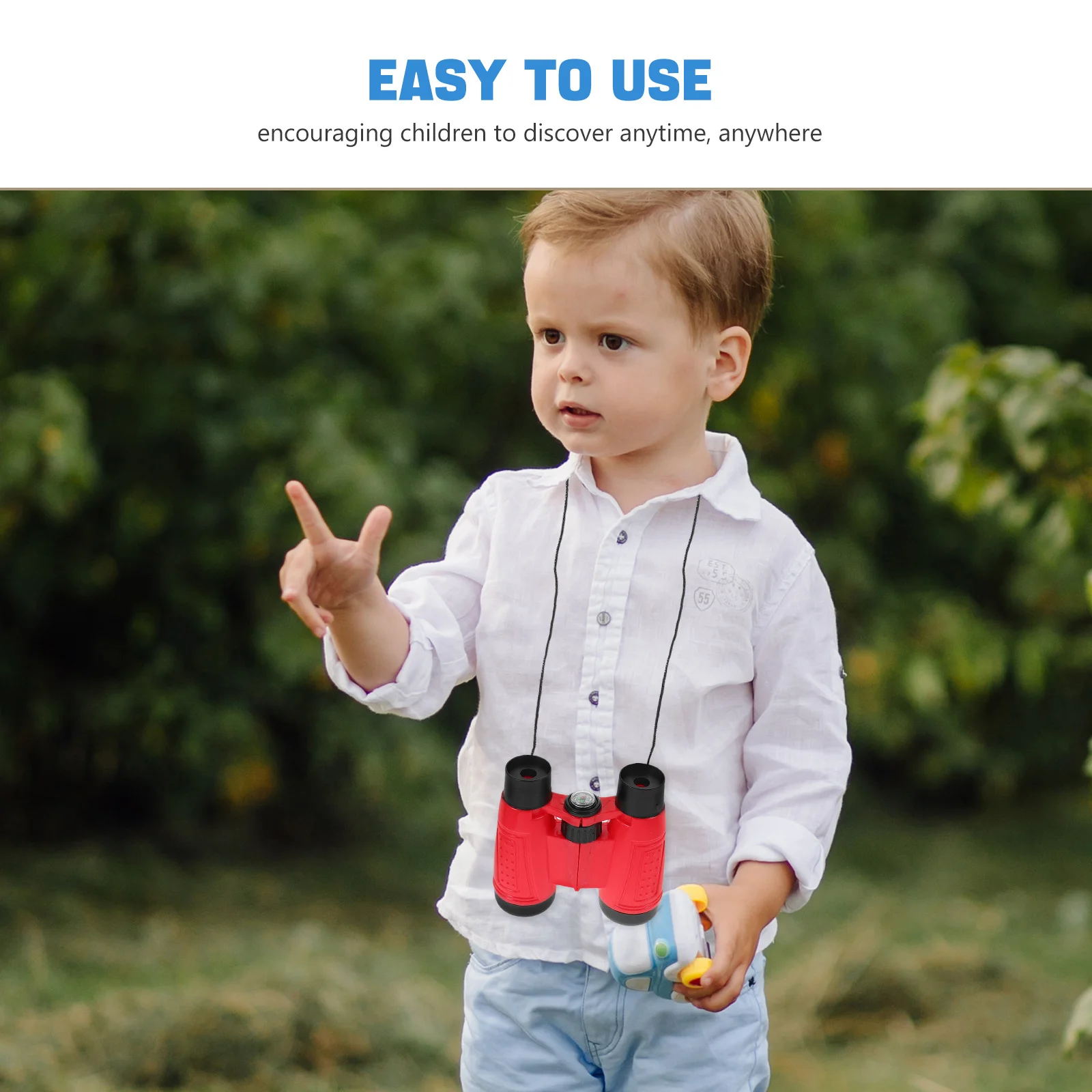 8 قطع تلسكوب صغير محمول مدمج لاستكشاف الطبيعة ومشاهدة الطيور والتخييم والاستخدام في الهواء الطلق #2