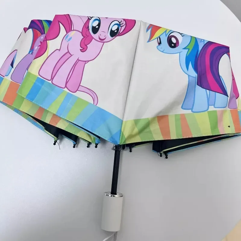 Hasbro My Little Pony Pinkie Pie Fluttershy Twilight Sparkle Cartoon Anime Movie Parasol Cute Creative Kawaii Portable Umbrella