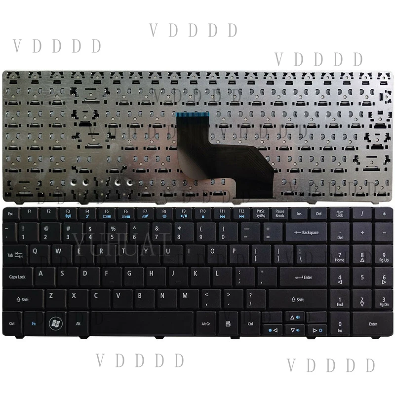 L... New for Medion akoya H36 H36X H36yb E6217 P6625 P6627 H36YB Keyboard US Black