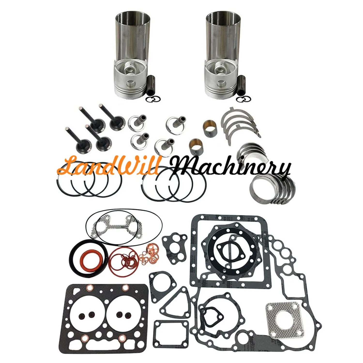 Z482 Engine Overhaul Rebuild Kit STD Fits For Kubota T1600H Tractor