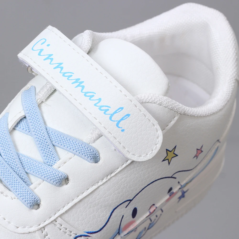 Kawaii Tennis Sneakers Anime Sanrios Cinnamoroll Kuromi Girls Spring Cute Cartoon Breathable Board Shoes Students Gift for Kids