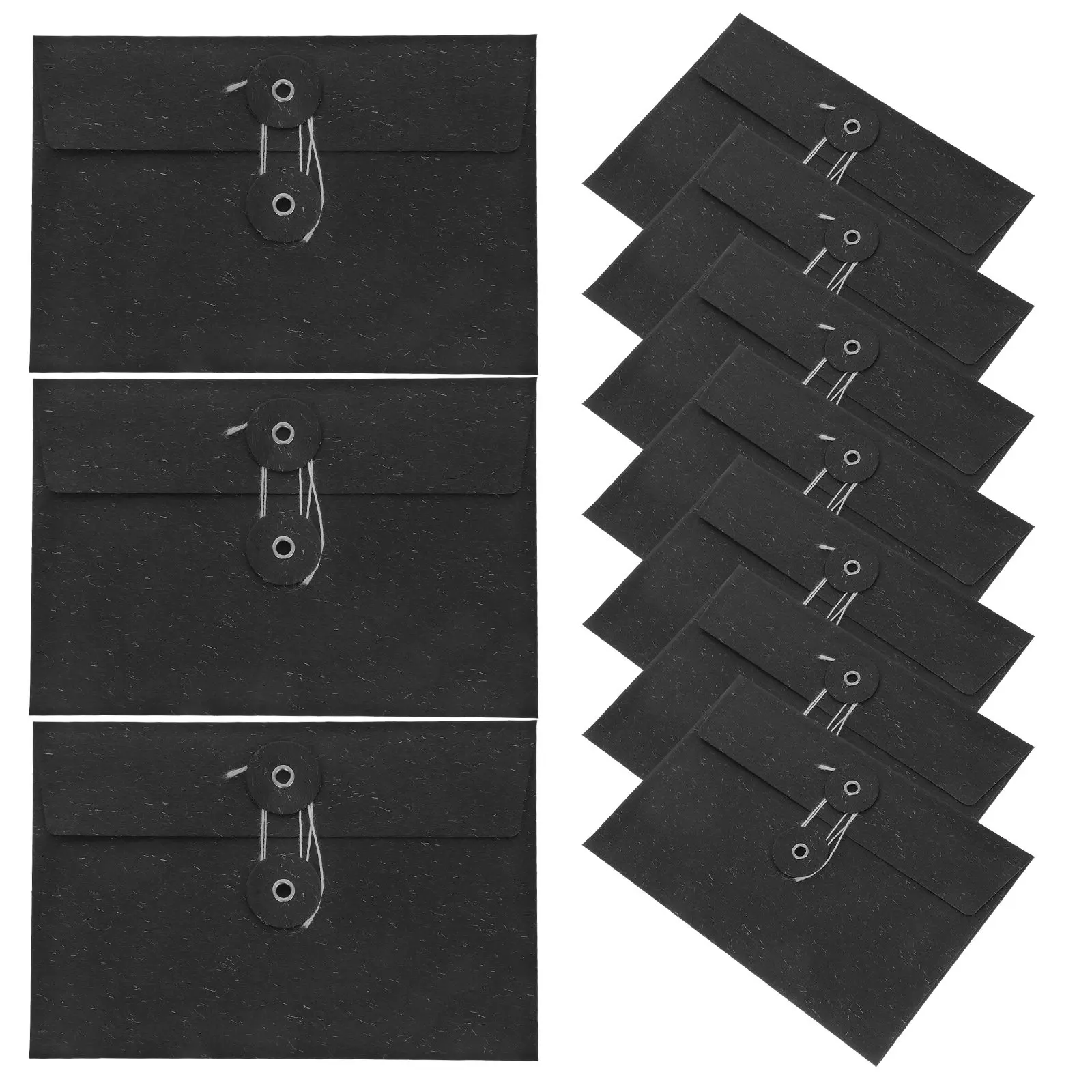 

10Pcs Vintage Paper Envelopes Elegant Invitation Card Envelopes for Wedding Birthday Party Festival Supplies Festival Supplies
