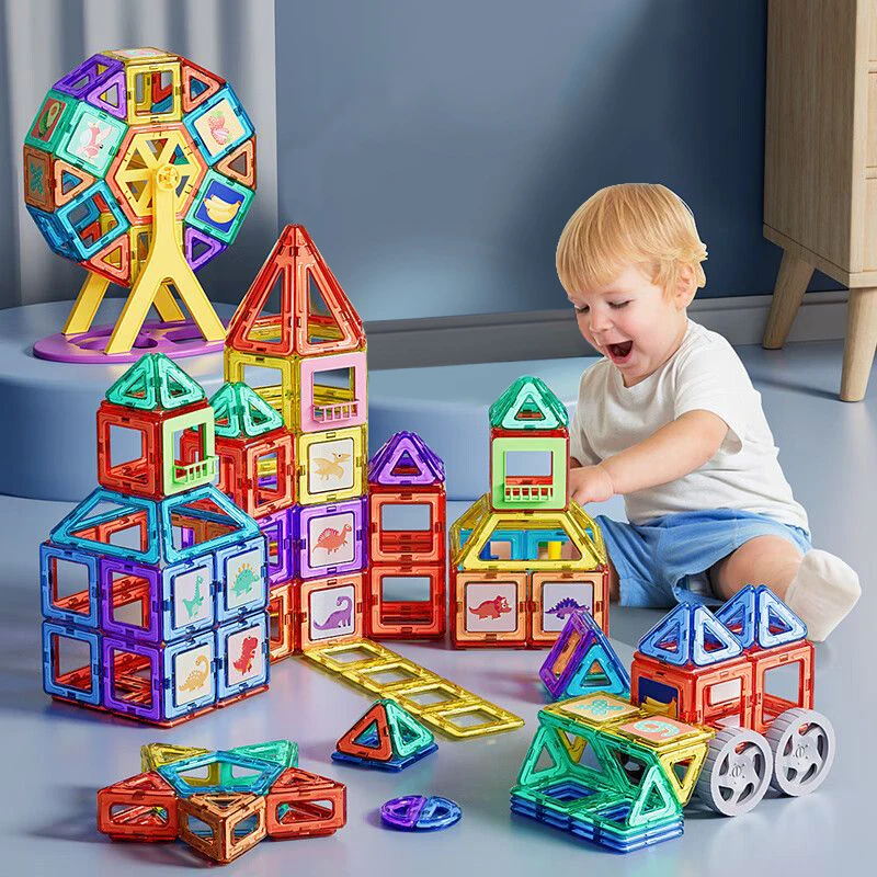 Magnetic Blocks Toys Building Big Size Building Blocks Set Adults Toys For Children Building Block Sets