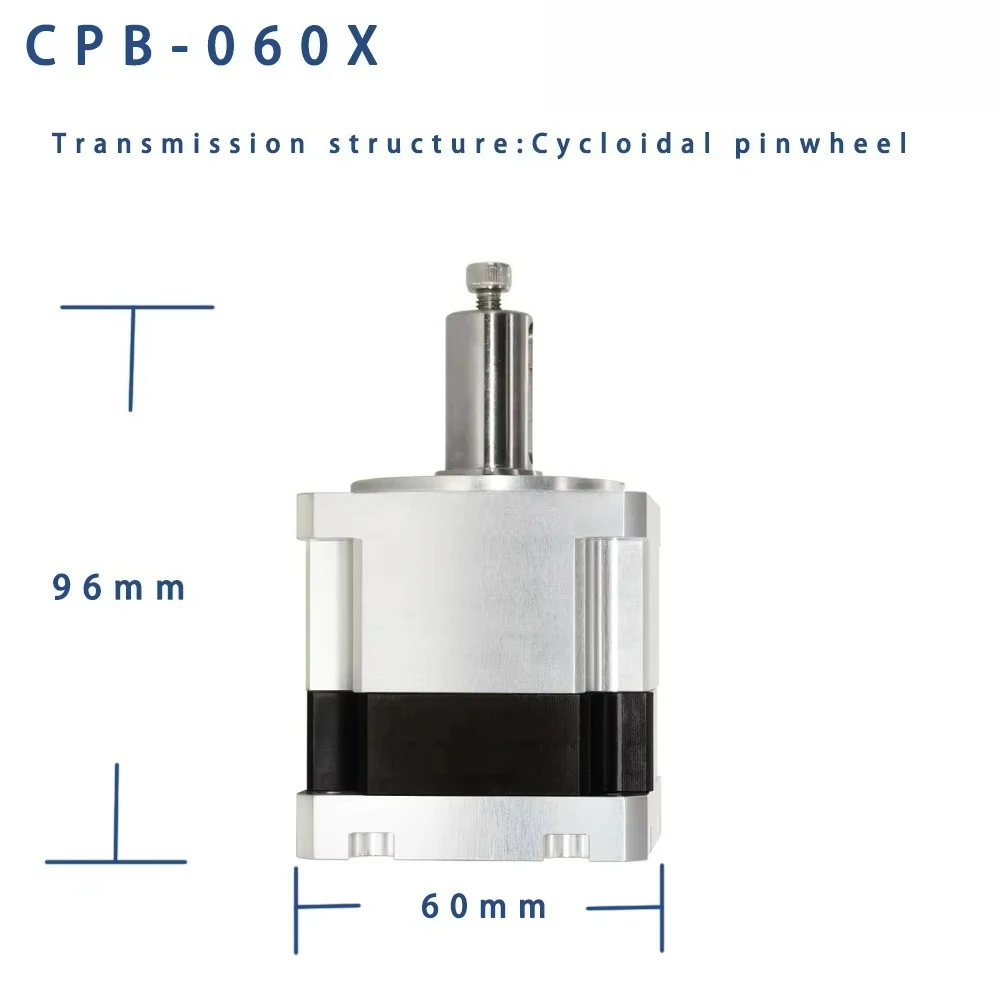 OEM custom CPM-060X cycloidal gear reducer 60mm high reduction ratio 25:1 49:1 industrial automation precision gearbox