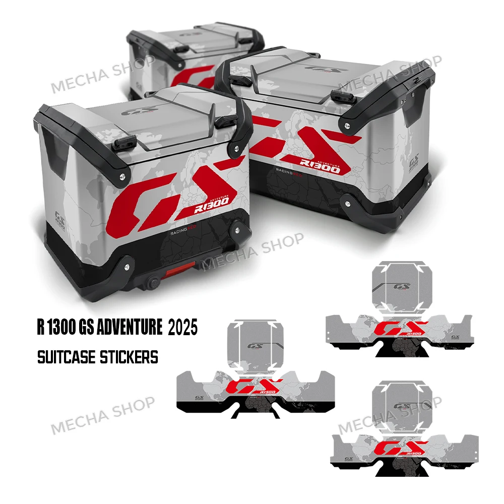 

Motorcycle Trunk Sticker Waterproof Decals for R1300GSA R 1300 GS ADV 2024 2025 2026 Accessories Suitcase Stickers