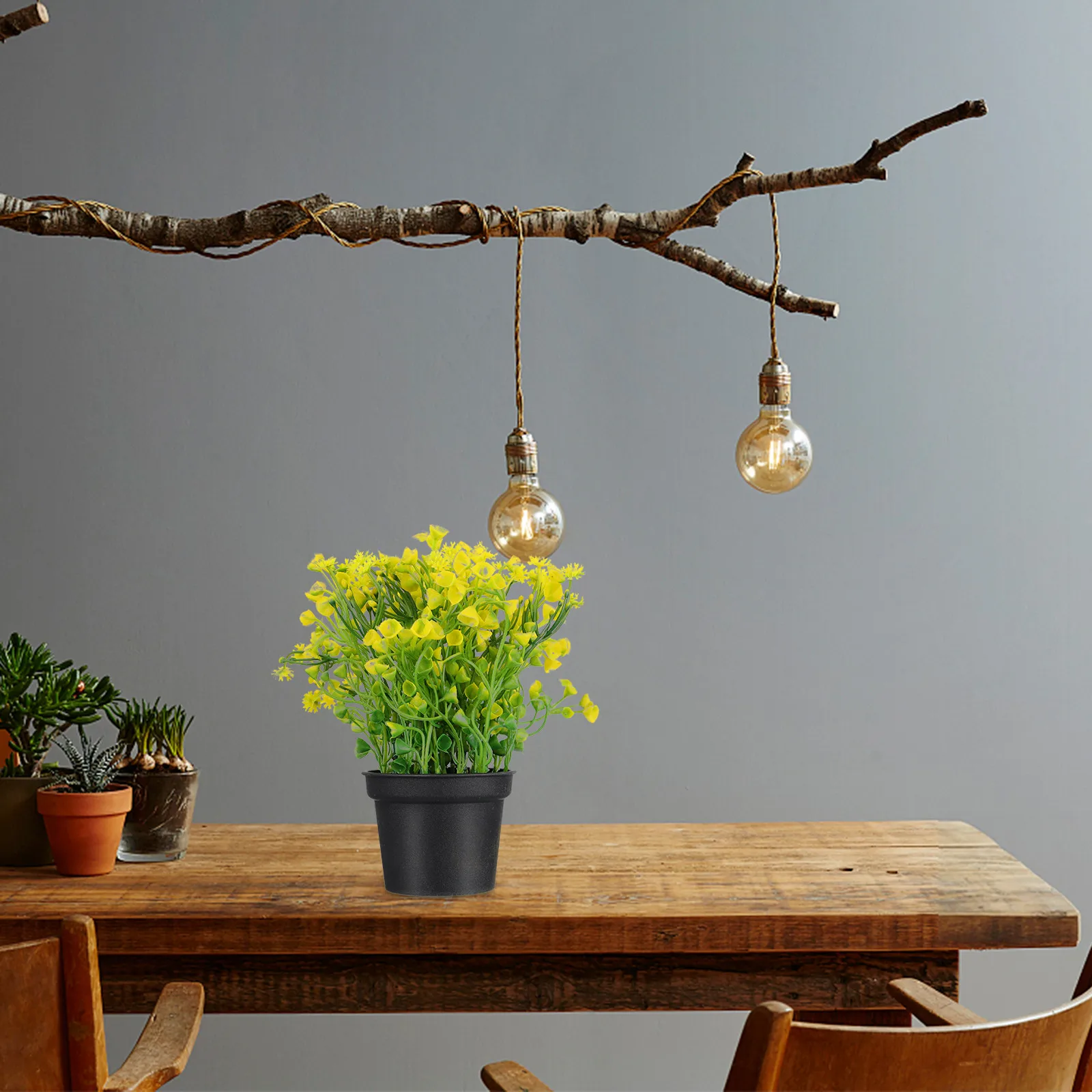 2 Adet Yapay Çim Saksı Süsü, S - Bonsai Garden And Cafe incelemesi ve fiyatı