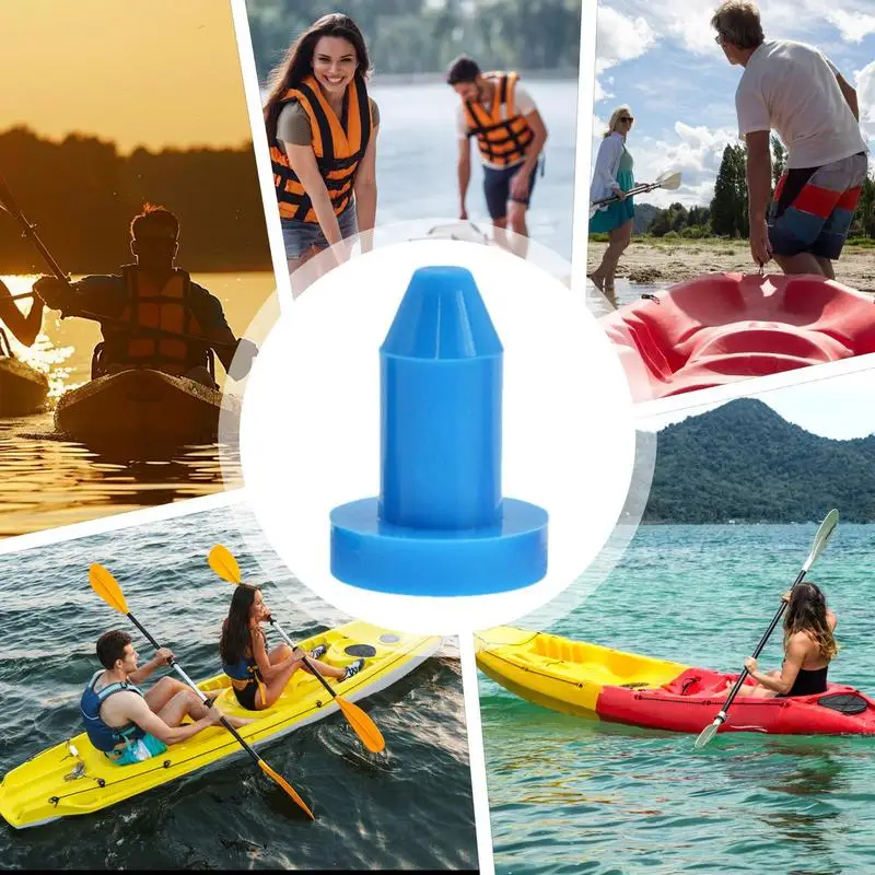 Silicone Kayak Plugs Silicone Drain Plugs For Canoe Multipurpose Kayak Accessories Wear-Resistant Canoe Plugs For Standard Kayak