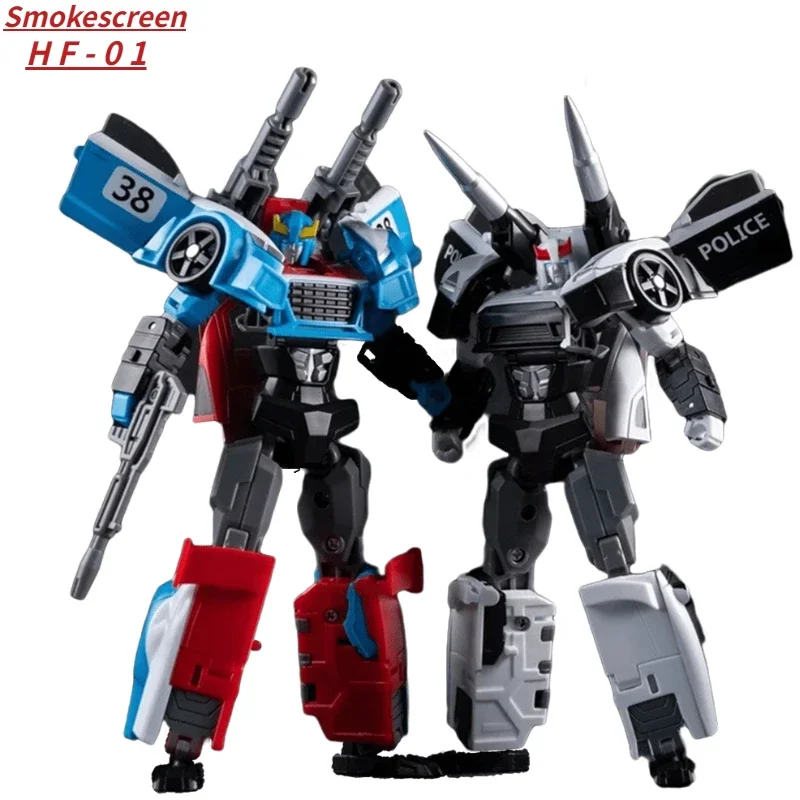 In Stock Transformation Toys 2Pcs/Set TT HF01 HF-01 Smokescreen Prowl Red Speed White Patrol Suit Action Figure Toy Collect Gift