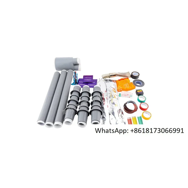 

Холодная термоусадочная клеммная головка 35 кВ для внутреннего и наружного использования с расширенной мощностью, трехжильный водонепроницаемый изоляционный рукав