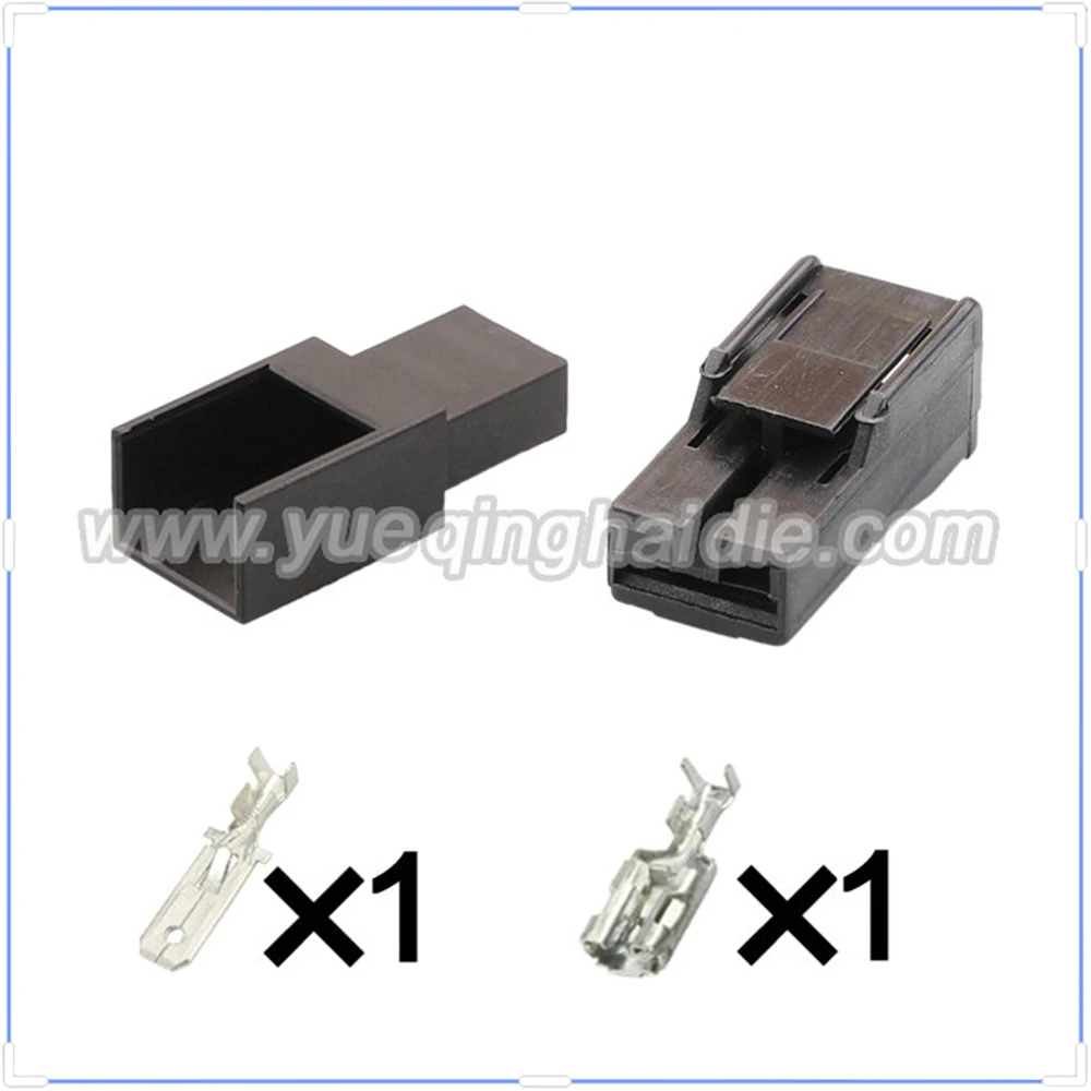 1Pin Connector Unsealed 6.3mm Male Female Connectors Automotive Harnesses Terminal Housing Plug 172320-2 174090-2/ 1900-1003