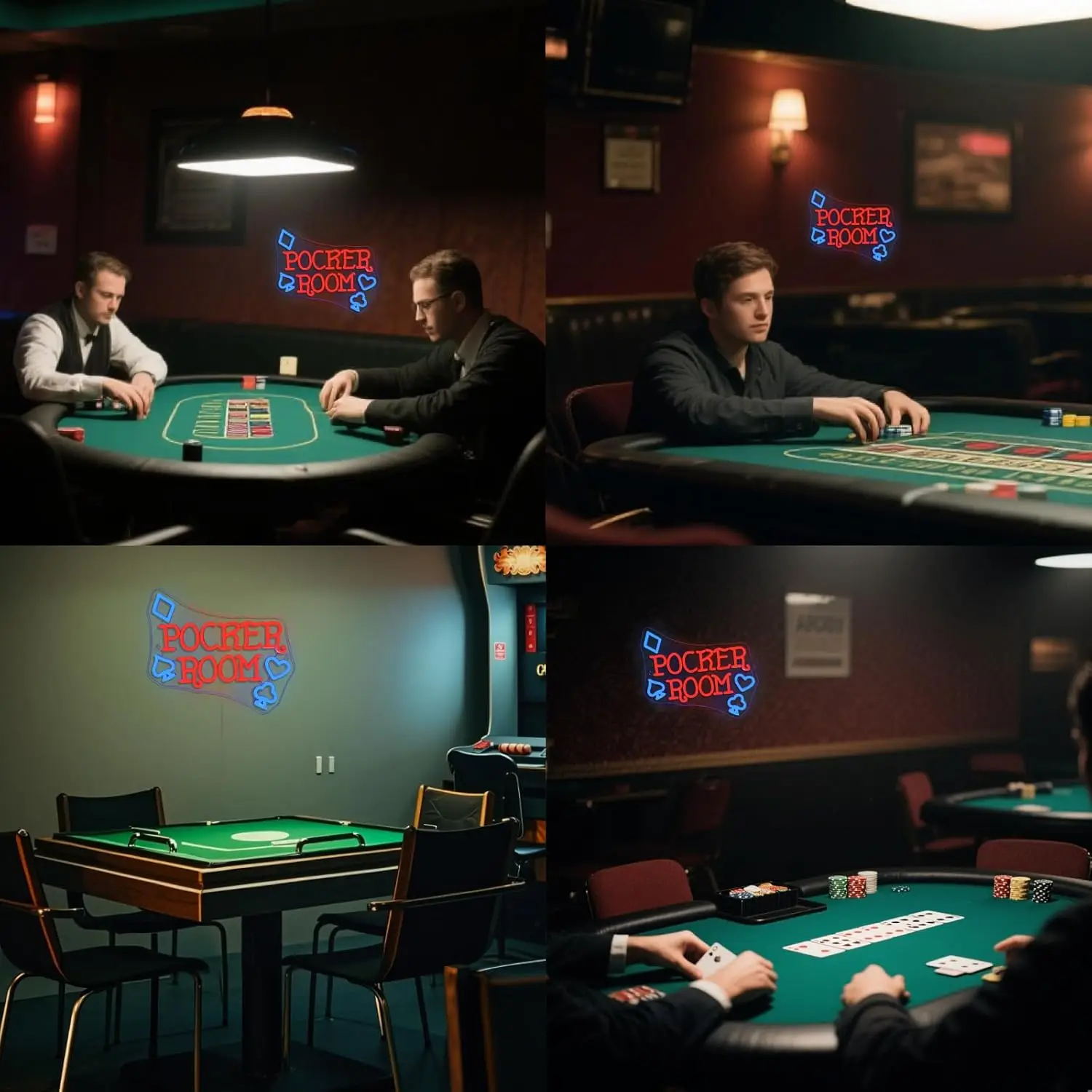 

Poker Room Neon Sign Casino Neon Signs for Wall Decor Game Playrooms Gambling Shops Man Cave Bars Club Bedrooms Party Decoration