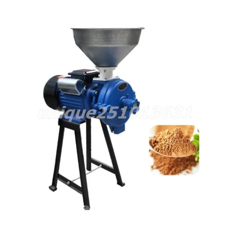 Commercial Dry Electric Feed Grinder Flour Mill Cereals Grinder Corn Grain Coffee Wheat 110v/220v