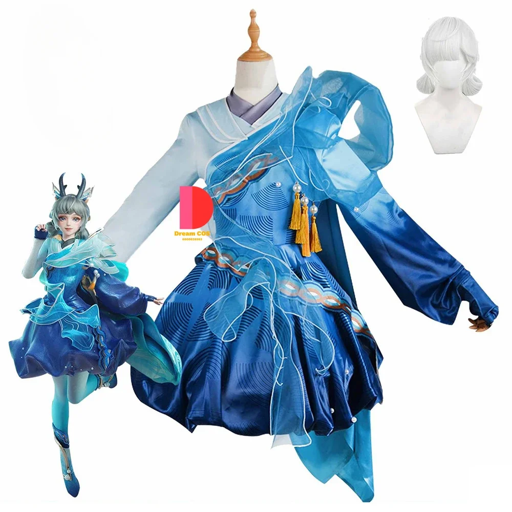 Hot Sale Game Honor of Kings Budget-Friendly Yao Classicof Mountains and Rivers Cosplay Costume Women Halloween Party Essential