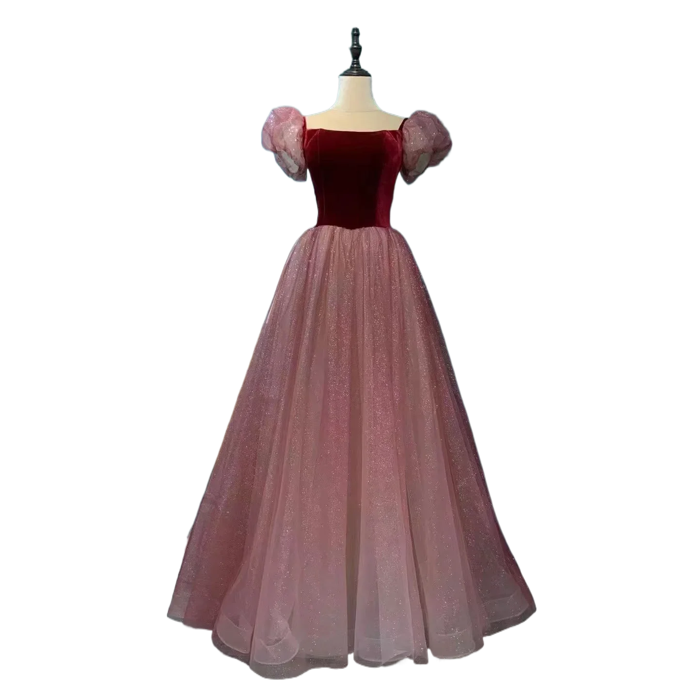 

J5130 Индивидуальные платья Quinceanera с пышными рукавами для женщин, 2025, бальное платье из тюля с эффектом памяти длиной до пола, бальное платье для женщин