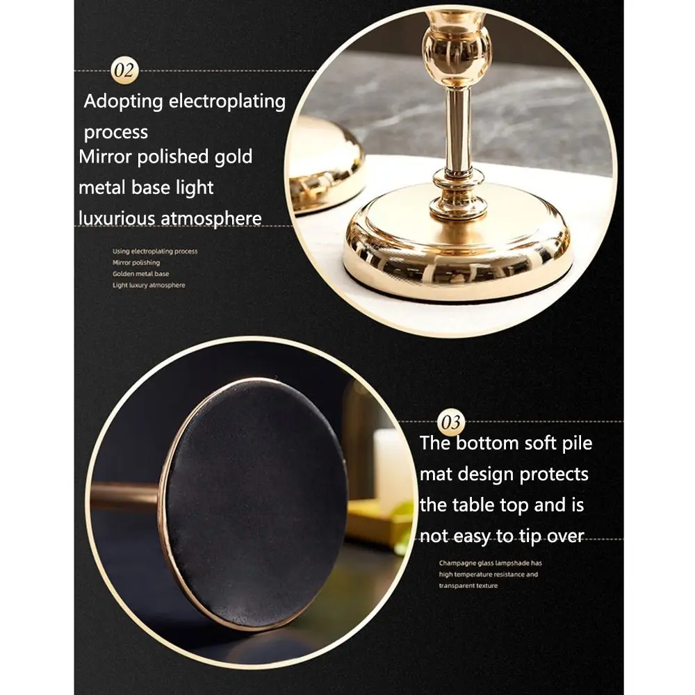 

Съемные металлические стеклянные подсвечники, роскошные колонные подсвечники в европейском стиле, противоскользящие настольные украшения