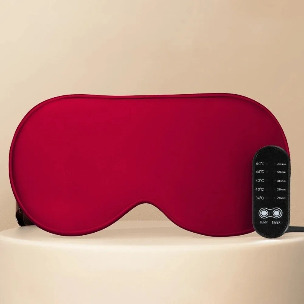 Constant Temperature Heated Sleep Mask USB Powered Adjustable Timer USB Heating Eye Mask Electrical Heating Hot Steam Compress