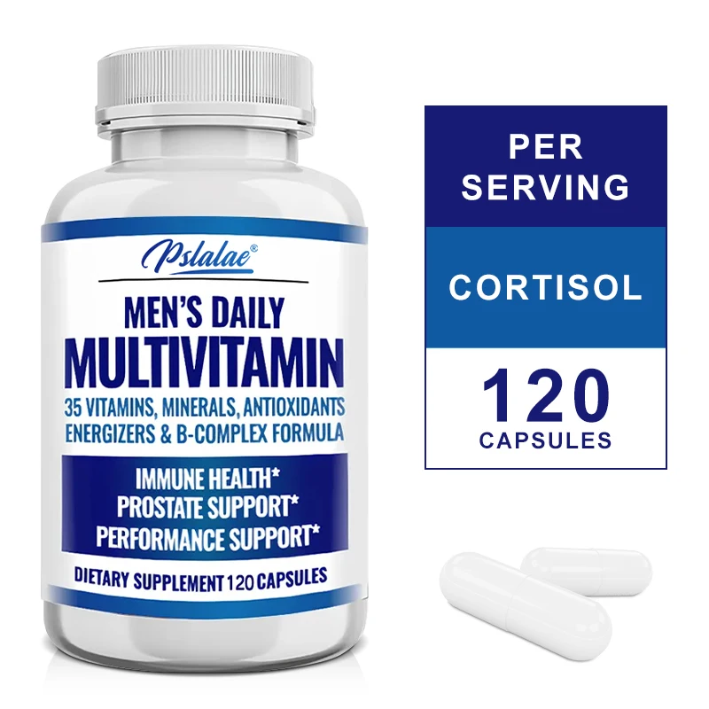 

Multivitamin Supplement for Men - Enhances Muscle Strength, Immune Support, Promotes Brain Health, and Improves Endurance