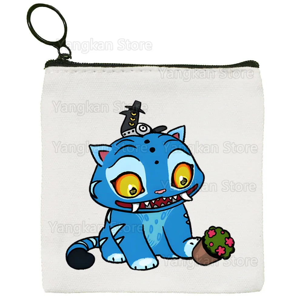 حقيبة قماش كرتونية Kpop Demon Hunter K Pop Huntrix Kpop بتصميم قماش حقيبة تخزين بسيطة وعصرية