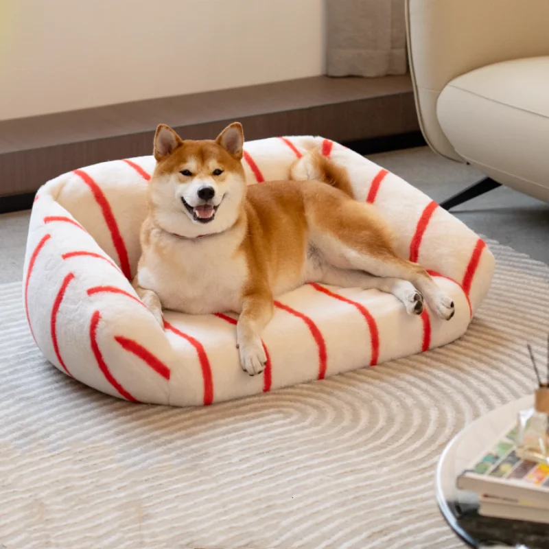 Customized New Design Luxury Dog Bed Cat Bed Removable Soft Waterproof Pet Sofa For Small Medium Pets