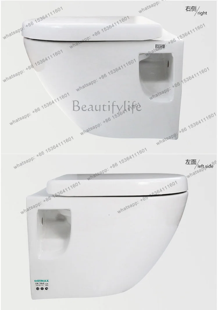 

CW162B/CW762B embedded wall-mounted toilet hidden suspended into the wall toilet