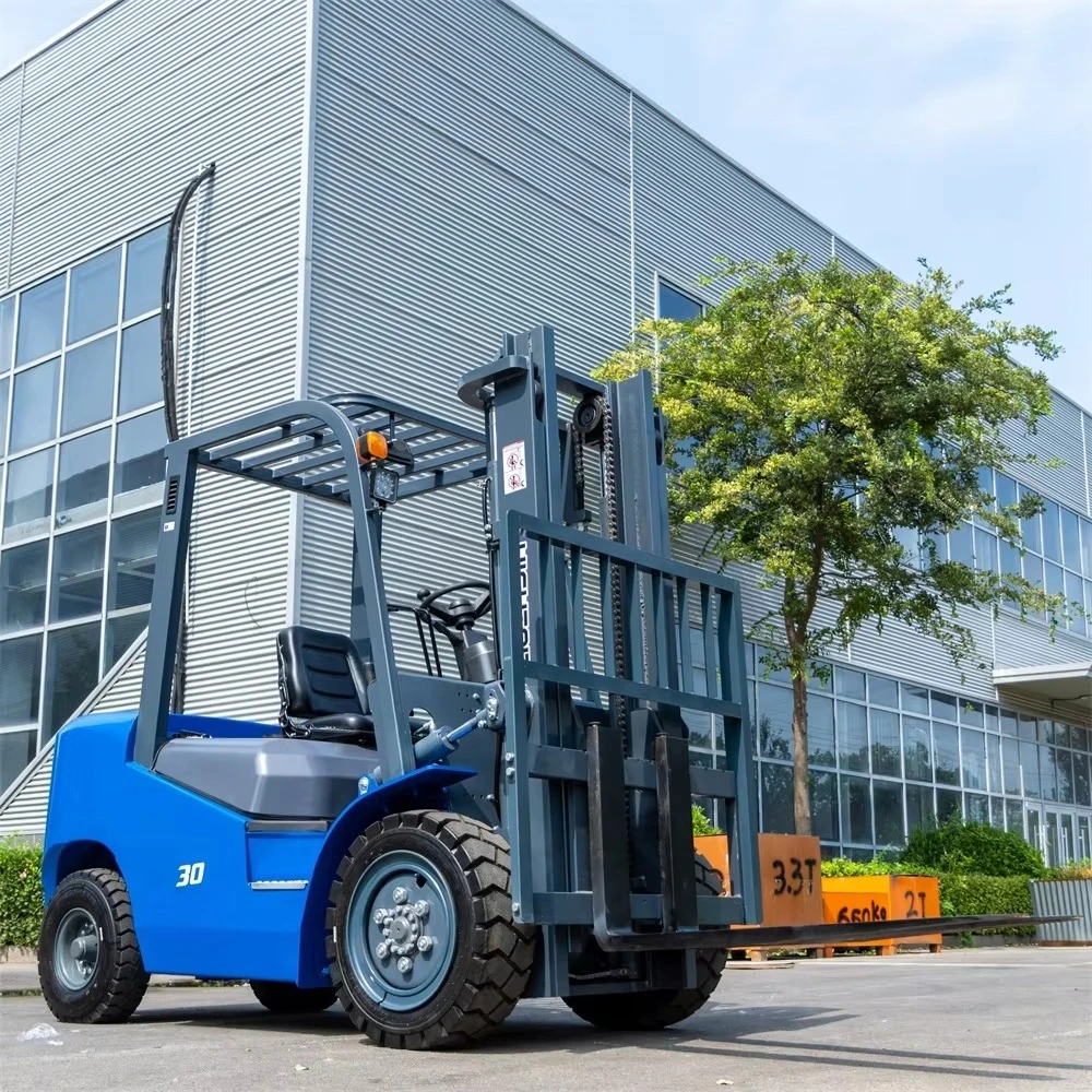 3.0T pallet loading of off-road forklift for supermarket delivery