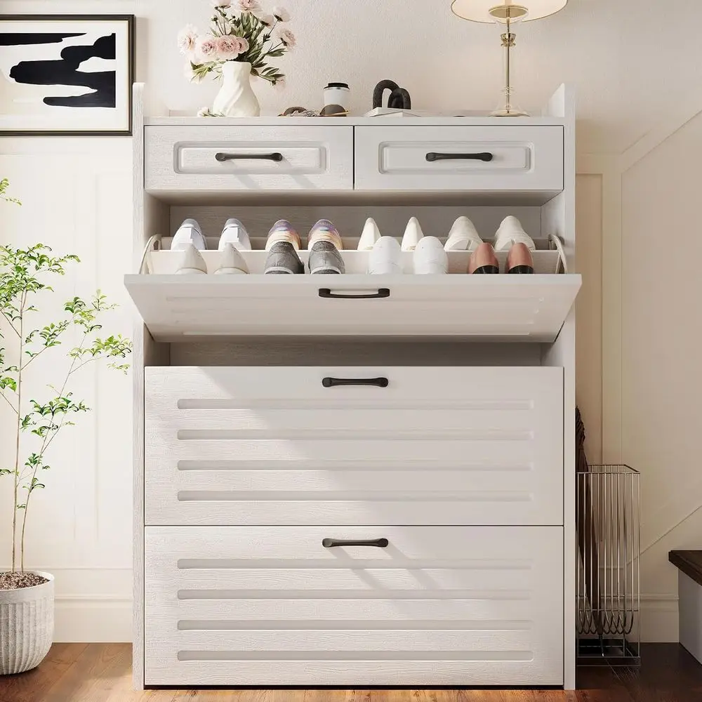 Shoe Cabinet With 3…