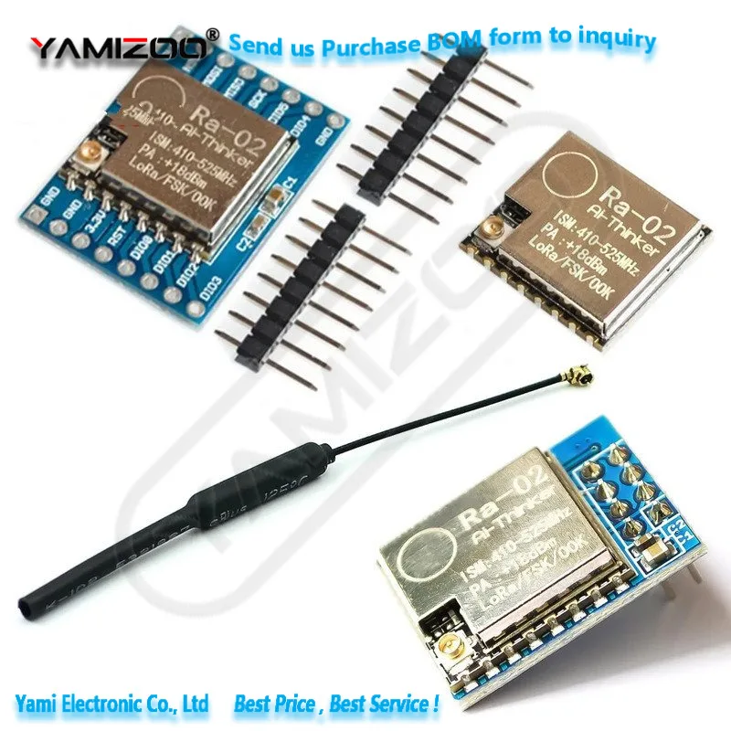 433MHZ SX1278 LoRa Modul 433M 10KM Ra-02 Drahtloses Spread-Spectrum-Übertragungsboard 2.4G IPX Antenne für Smart Home – Detail 2