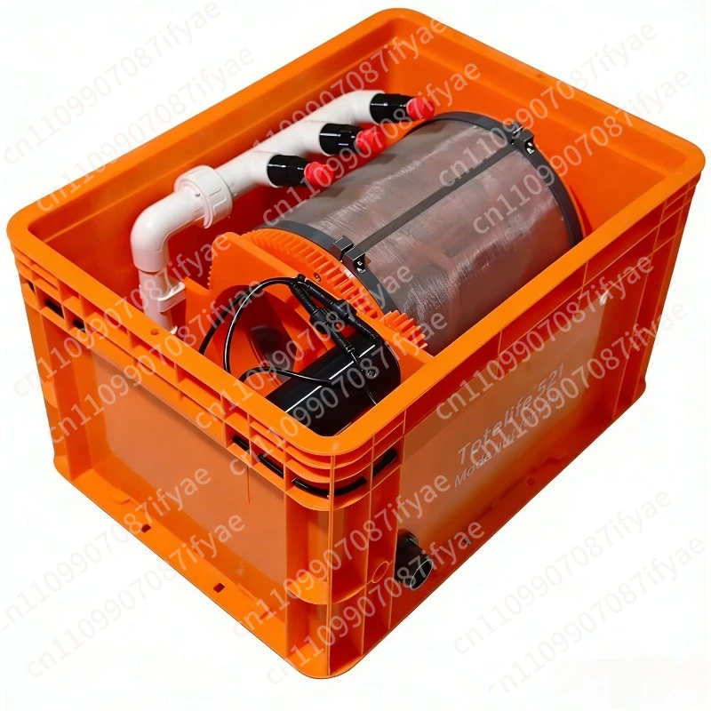 Automatic small turnover box 10000 flow conversion micro filter fish tank filter automatic backwashing sewage