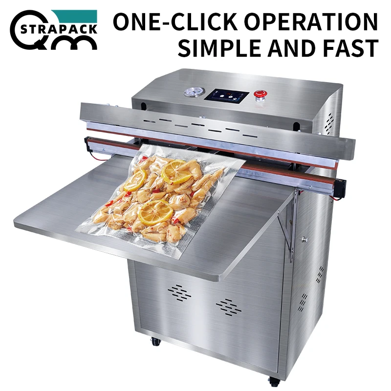 Industrial External Vacuum Packaging Machine  Double Pump Food Cabinet Rice Vacuum Packaging Machine