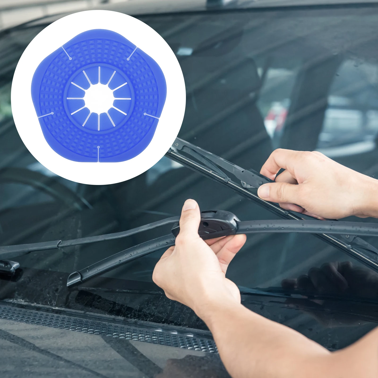 

1pcs Windshield Wiper Hole Cover Silicone Car Wiper Arm Hole Protector Waterproof Auto Exterior Accessories Vehicle Durability
