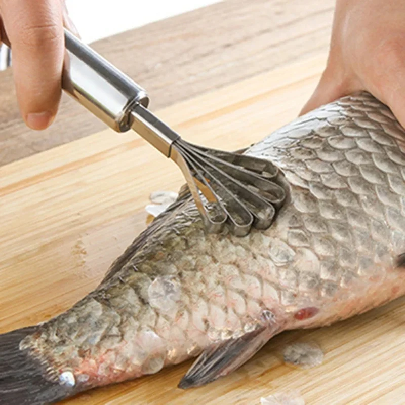 NEW Shredded Coconut Knife Fish Scales Scraper Stainless Steel Kitchen Supplies Fruit Vegetable Tool Meat Removal Knives