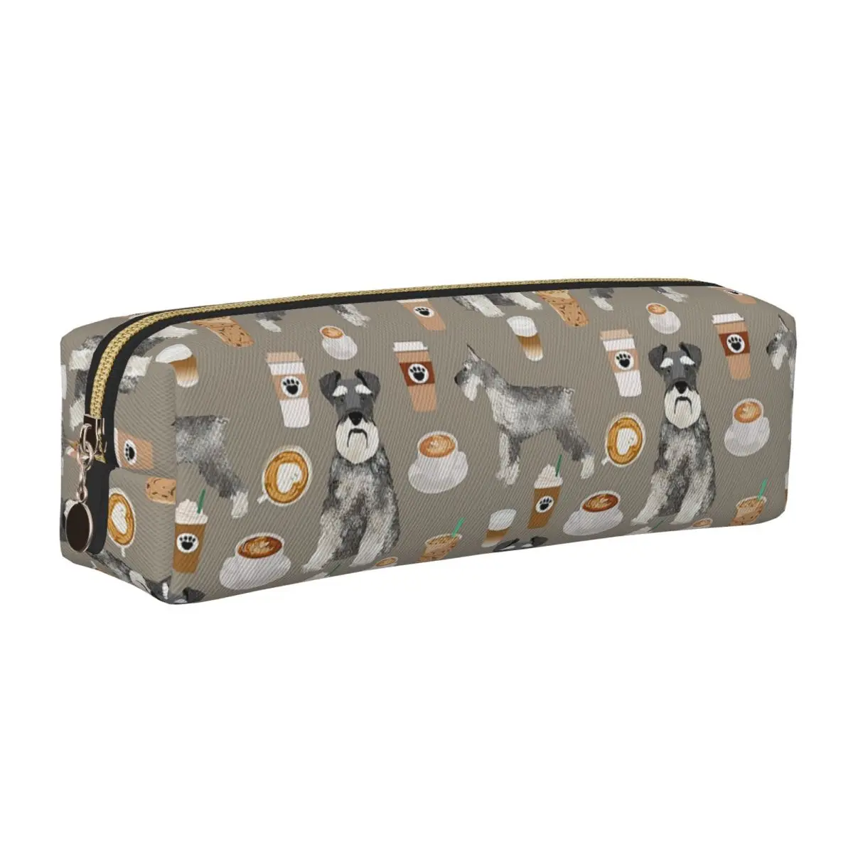 

Schnauzer Dog Pencil Case Pencil Pouch Pen Box Kids Big Capacity Bag School Supplies Cosmetic Stationery