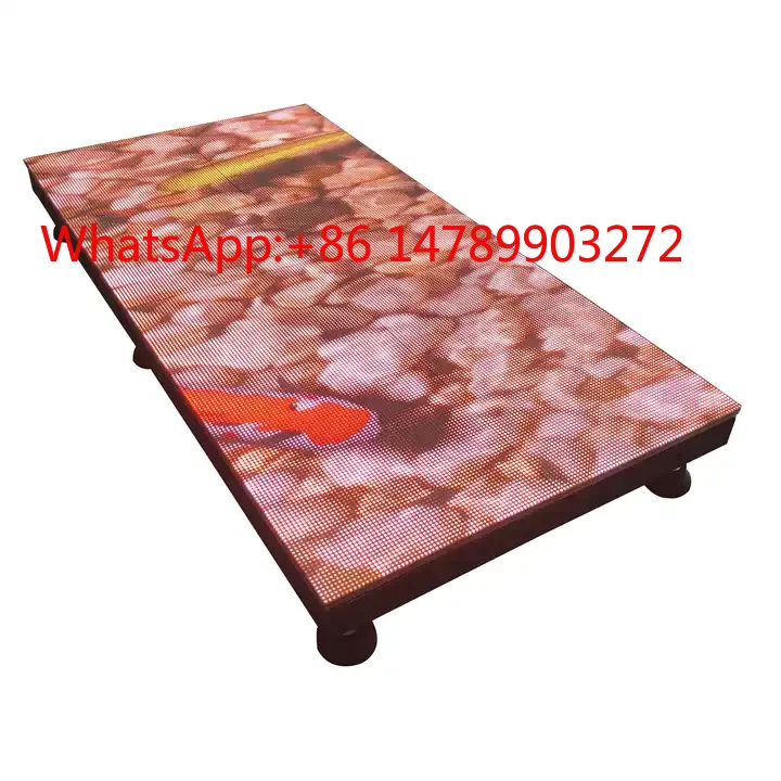 P3.91 P4.81 Waterproof Interactive LED Dance Floor Nightclub DJ Bar Video Wall Panel