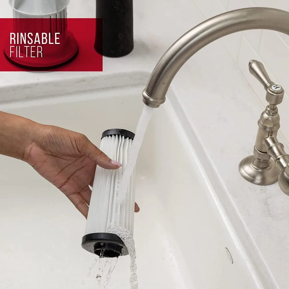 Aspiradora vertical sin bolsa para alfombras y suelos duros, aspiradoras potentes, livianas con cable para uso doméstico