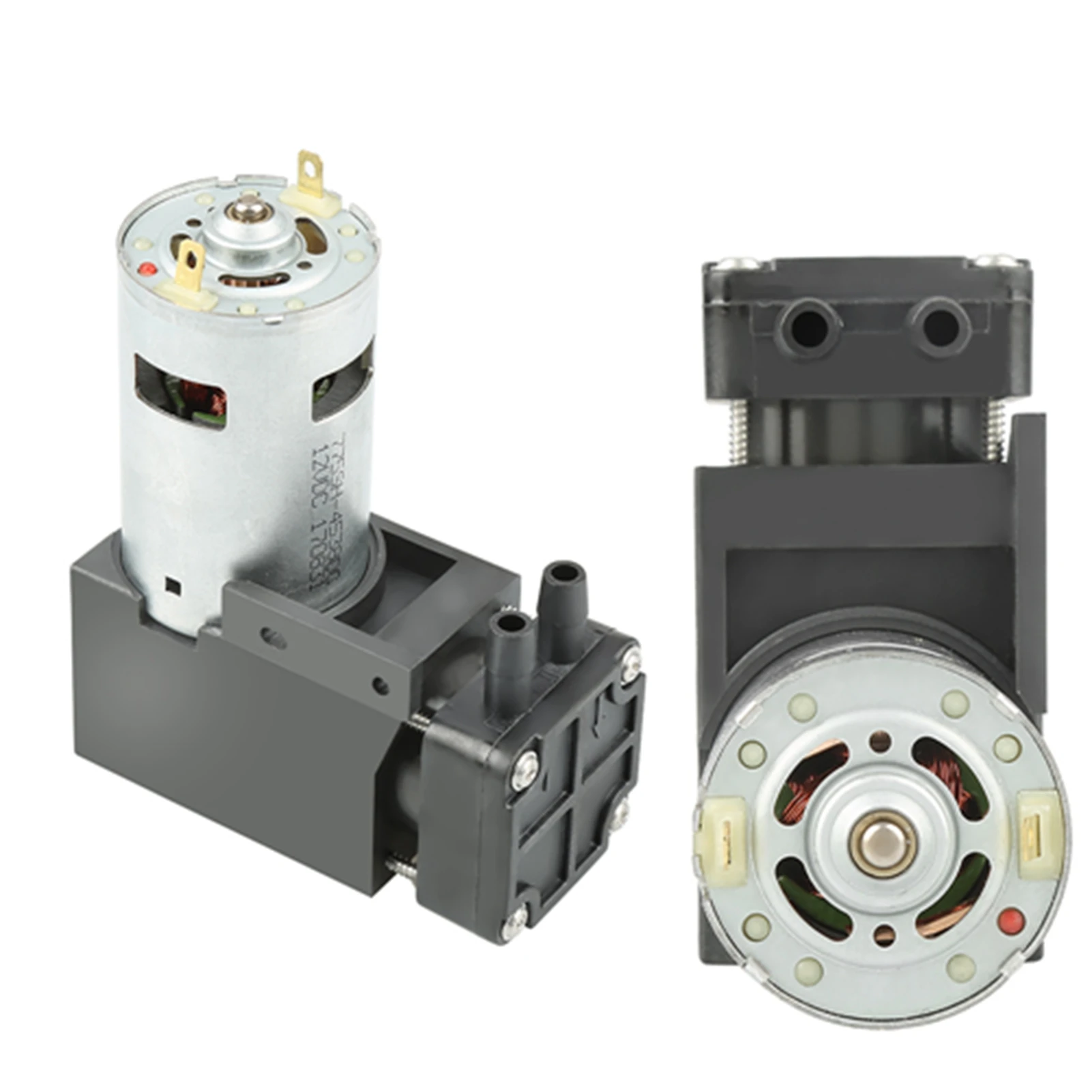 

42W Mini Small Oilless Vacuum Pump Made of Premium Material Vacuum Degree -85KPa Flow 40L/min Low Noise Portable DC12V Pump
