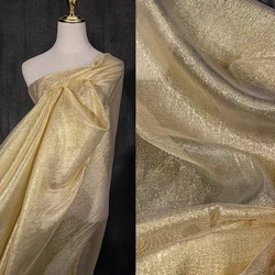 Gradient Organza Silk Curtain Gold Wedding Kindergarten Clothing Dress Creative Stage Fabric Background Fabric