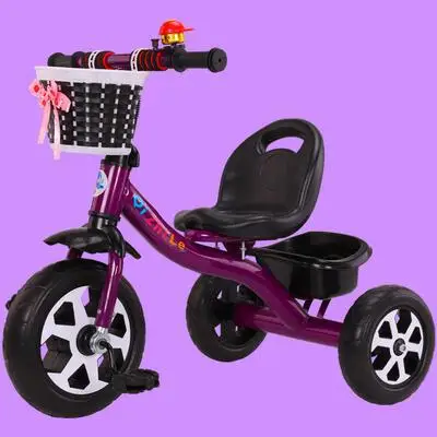 New Children\'s Tricycle Folding Can Lie Down 1-3-6 Years Old Children\'s Bicycle Baby Trolley Baby Bicycle Bicycle