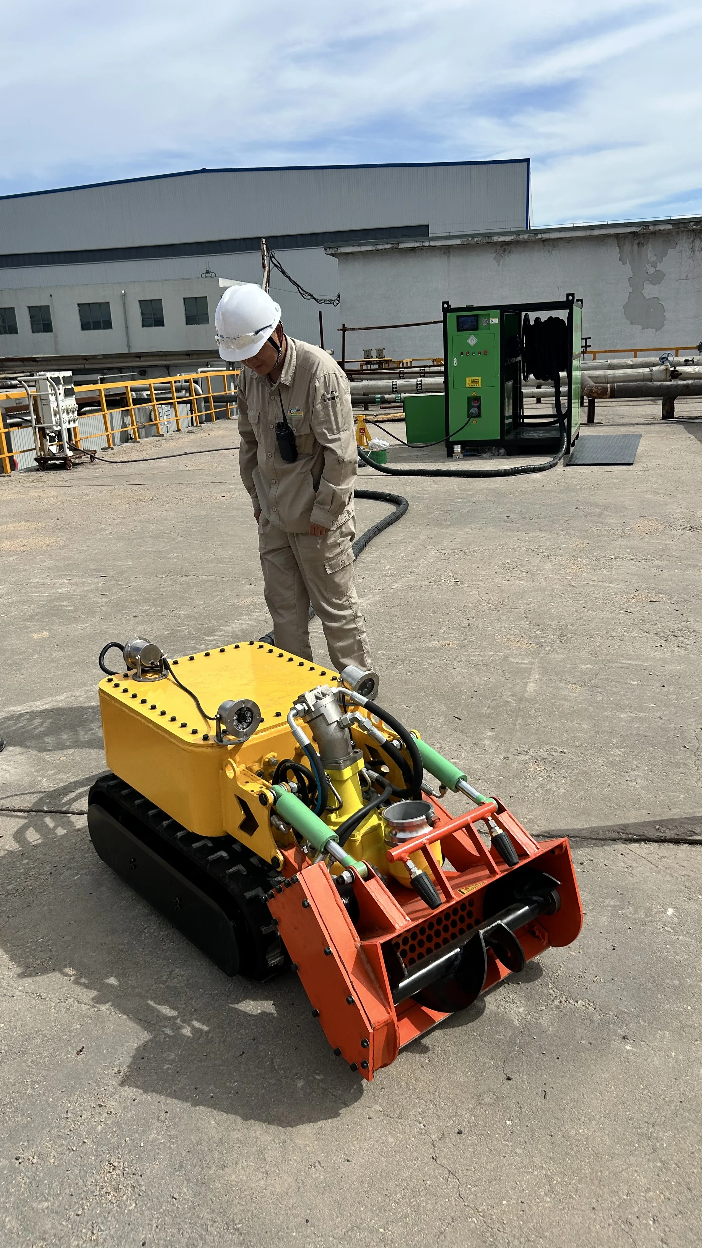 Crawler Robot Cleaning Machine Pipeline Dredging Machine Pipe Inspection Sewer Robot Pipeline Dredging Robot