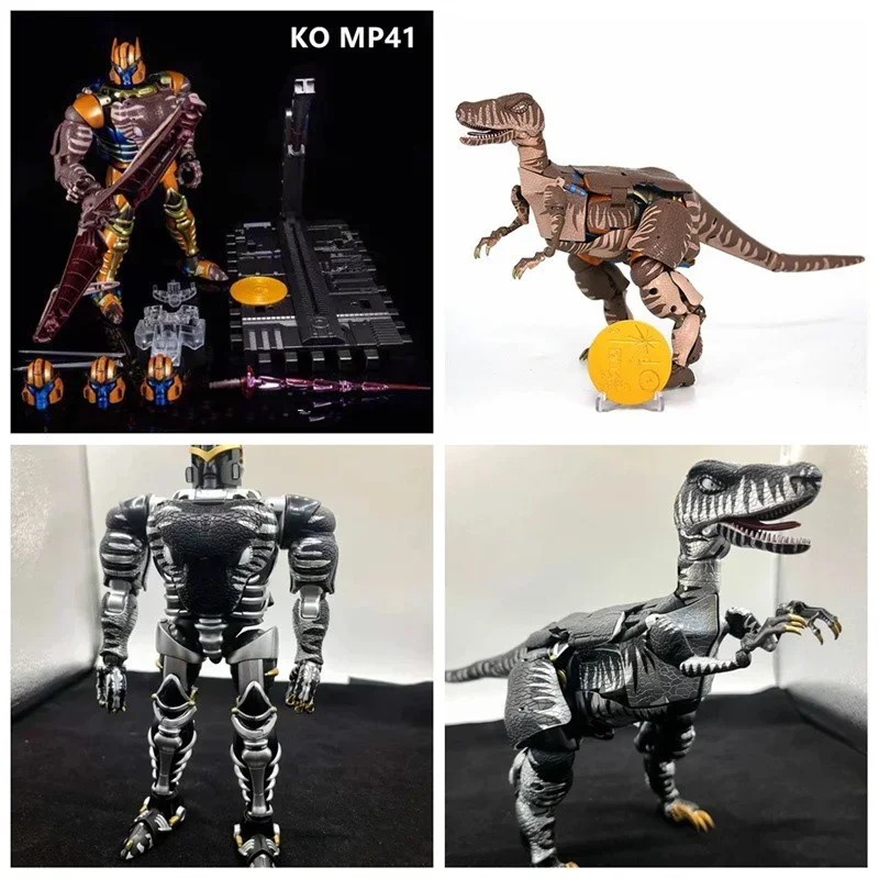 

Transformation BW Dinobot KO MP41 IT02 Beast Wars Tyrannosaurus Rex CR01 KO Dinosaur Warrior Action Figure Robot Toys