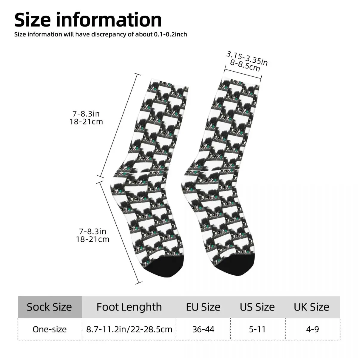 Badtz Maru Cross walk Strümpfe Männer Socken atmungsaktive lustige Socken Winter Skateboard Anti Slip Grafik Socken Geschenk