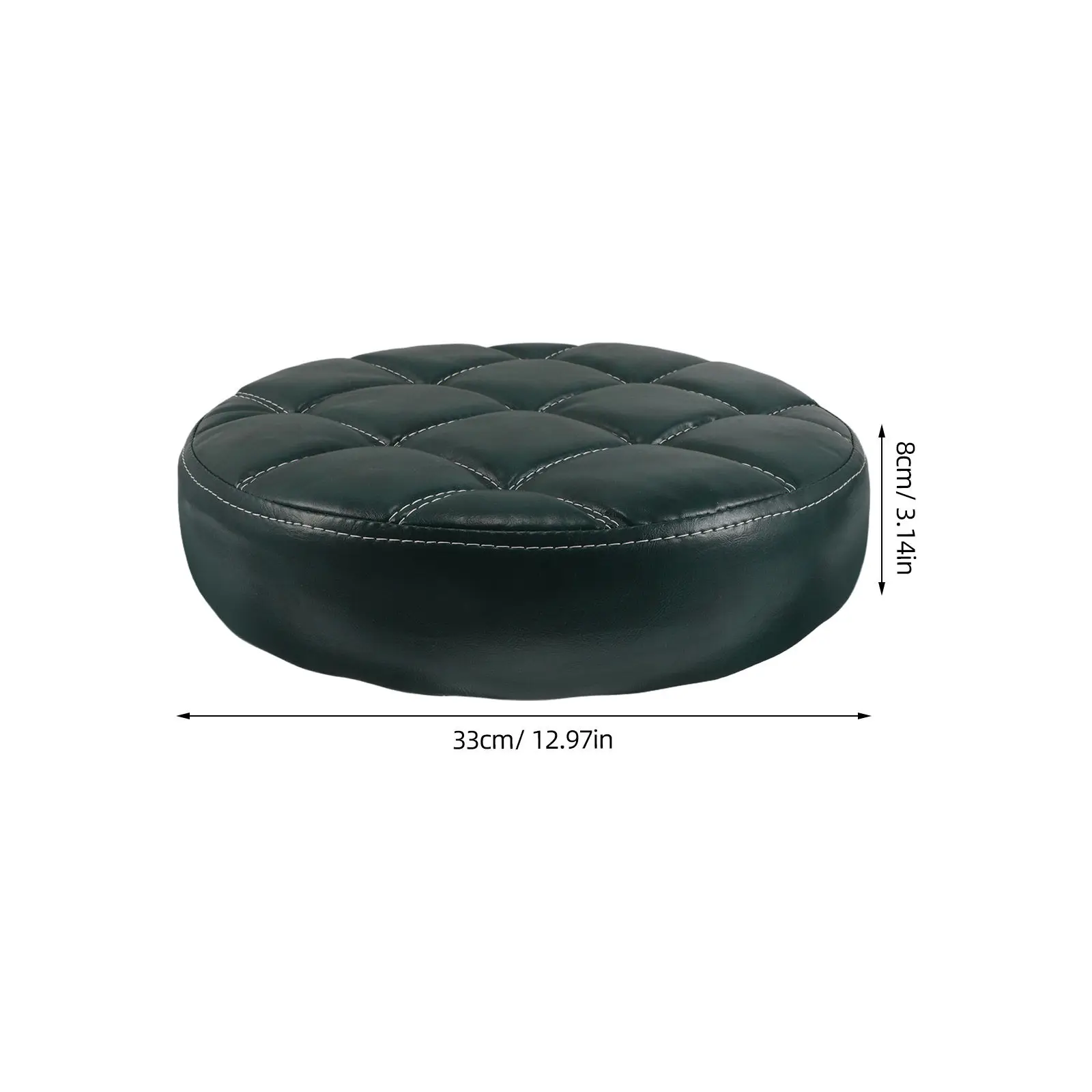 Padded Round Stool Top Cushion Seat Replacement 12.97 Inch Soft Surface Bar Stool Restaurant Home Use Canteen Supply