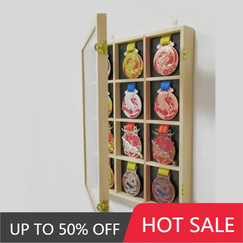 New Marathon Medal Display Stand, Acrylic Transparent Medal Display Box, Medal Collection And Commemoration Photo Frame