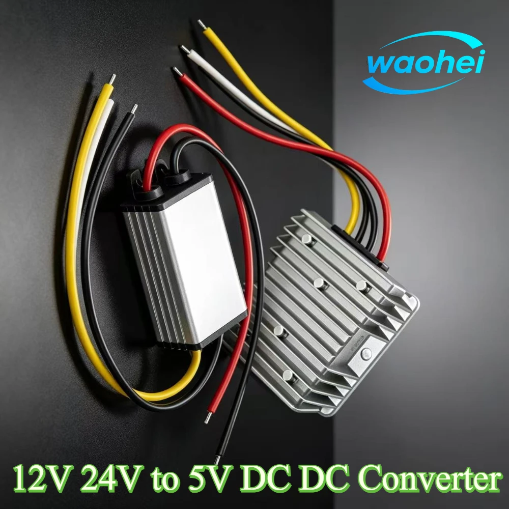12V 24V to 5V 1A 3A 5A 10A 15A 20A 25A 30A 40A DC Buck Converter Step Down Stabilizer Power Supply Adapter Voltage Module