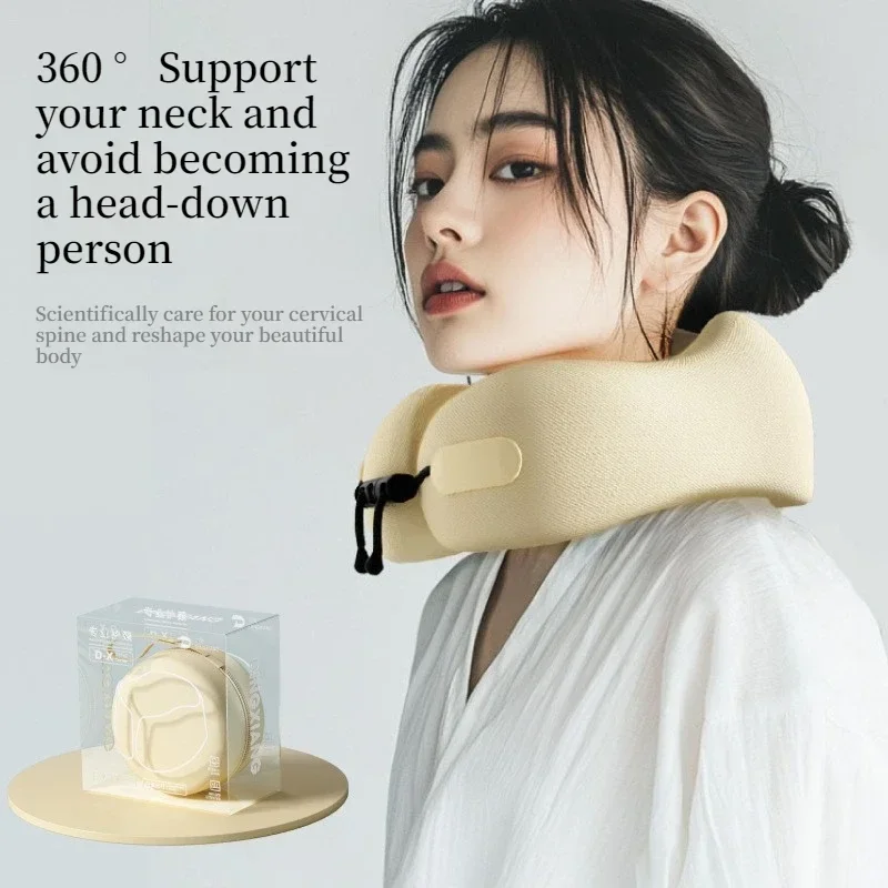 Memory Foam Neck Pillow Travel Pillow Portable U Shape Pillow for Airplane Or Office Home Comfort Support