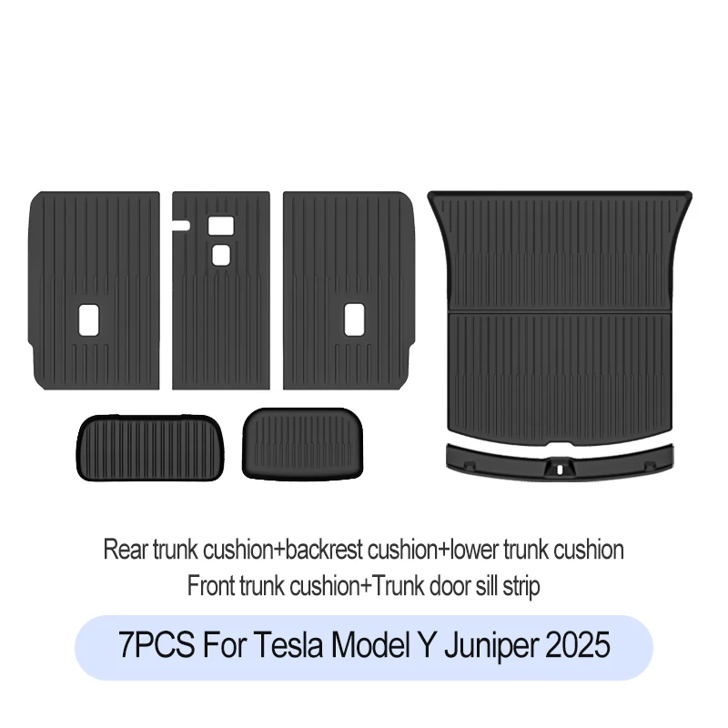 Tesla Model Y Juniper Premium/Performance 2025+ TPE vloermatten bagagemat slijtvaste voetmatten ModelY kofferbakmatten